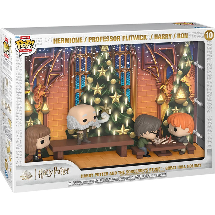 PREVENTA Funko Pop Moment Deluxe and the Sorceror's Stone: Great Hall Holiday (10)