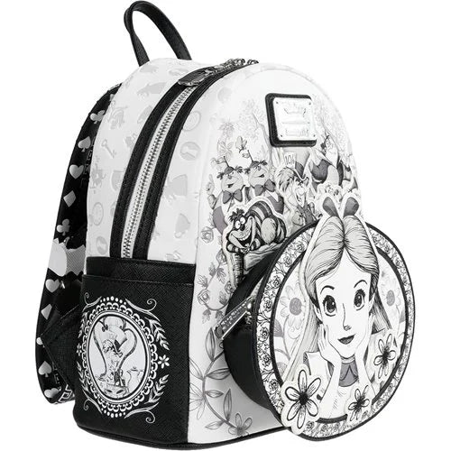 PREVENTA Loungefly Alice in Wonderland Sketch Mini-Backpack - Entertainment Earth Exclusive