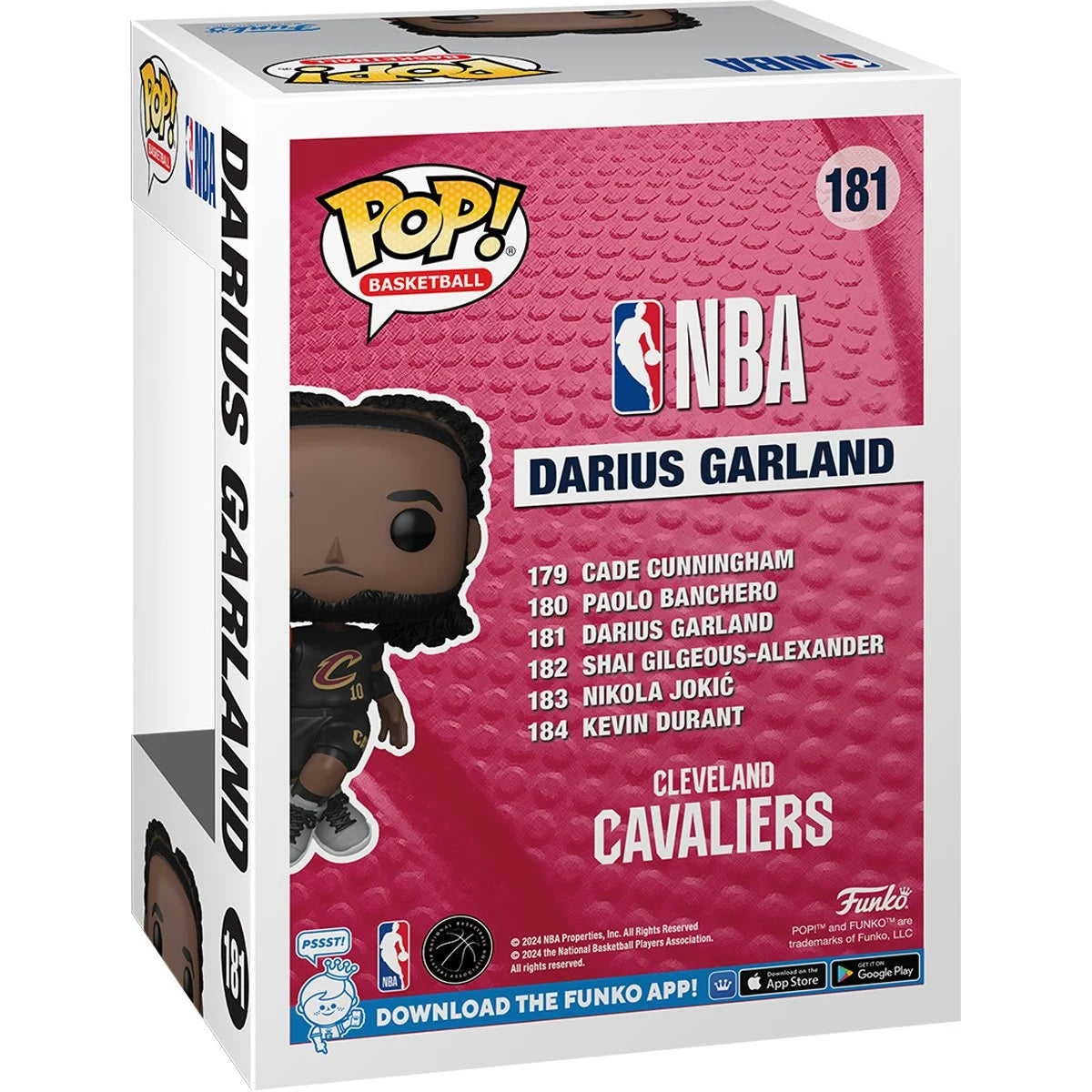 Funko Pop NBA Cavaliers: Darius Garland (181)