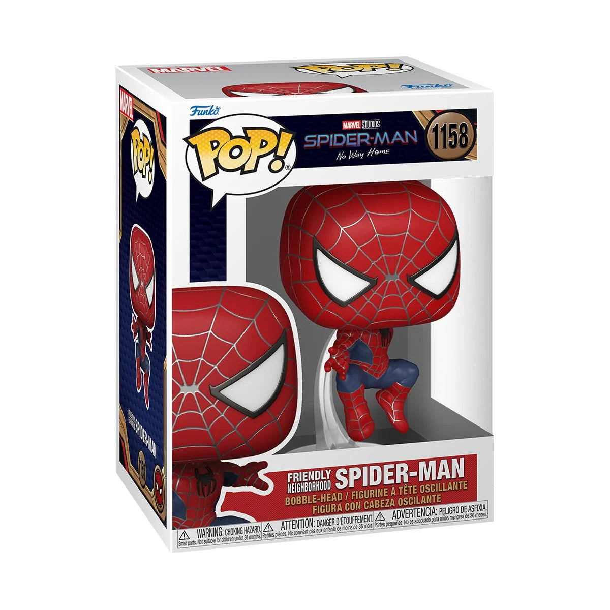 Funko Pop Spider-Man No Way Home: Friendly Neighborhood Spider-Man (1158)