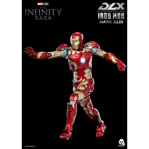 ThreeZero Avengers: Infinity Saga Iron Man Mark 43 DLX 1:12 Scale Action Figure
