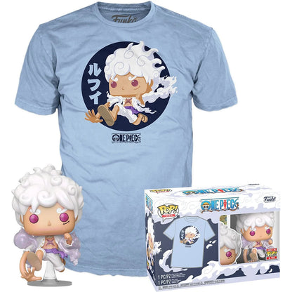 Funko Pop Tees One Piece: Luffy Gear Five (1607) + T-Shirt