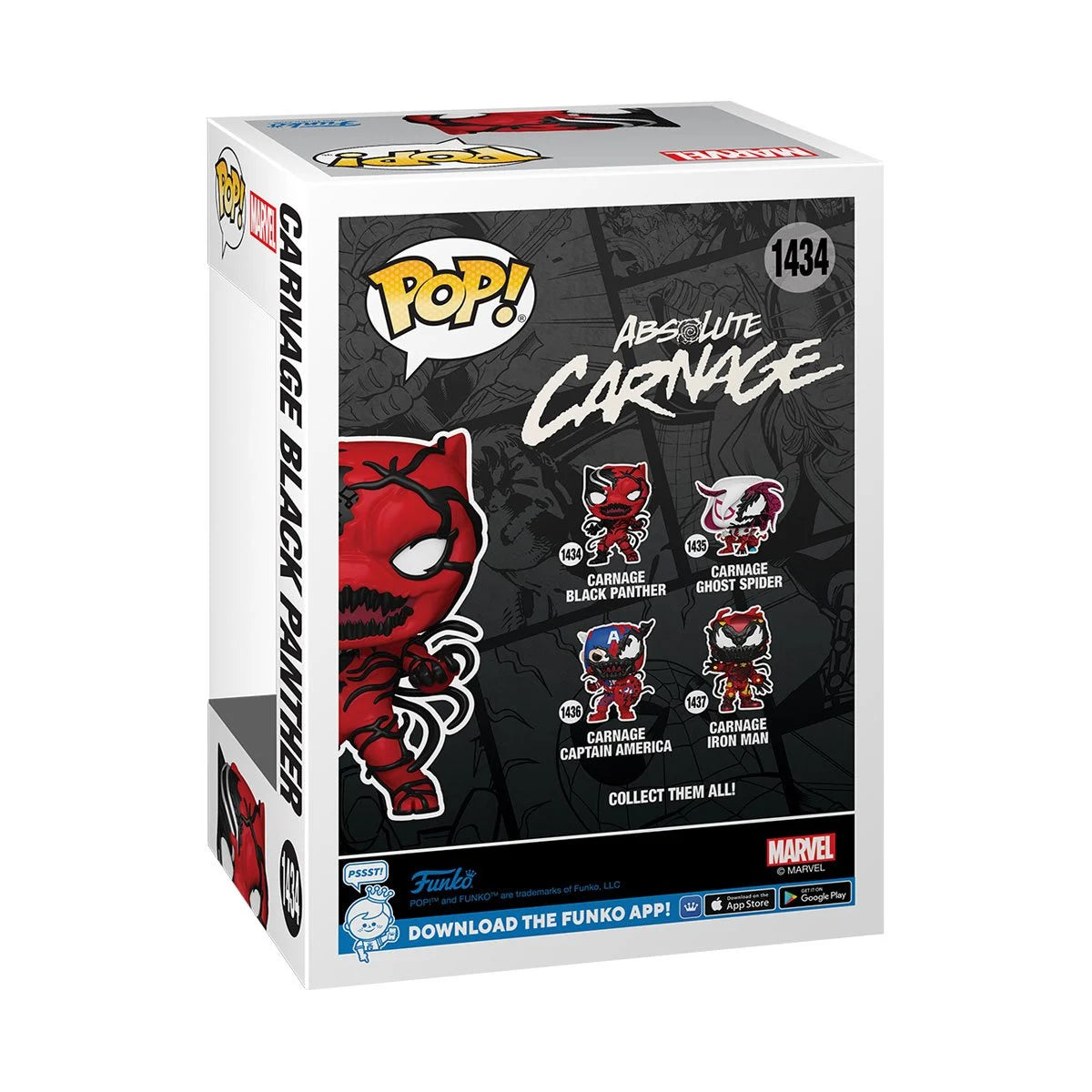 Funko Pop Marvel: Carnage Black Panther (1434)