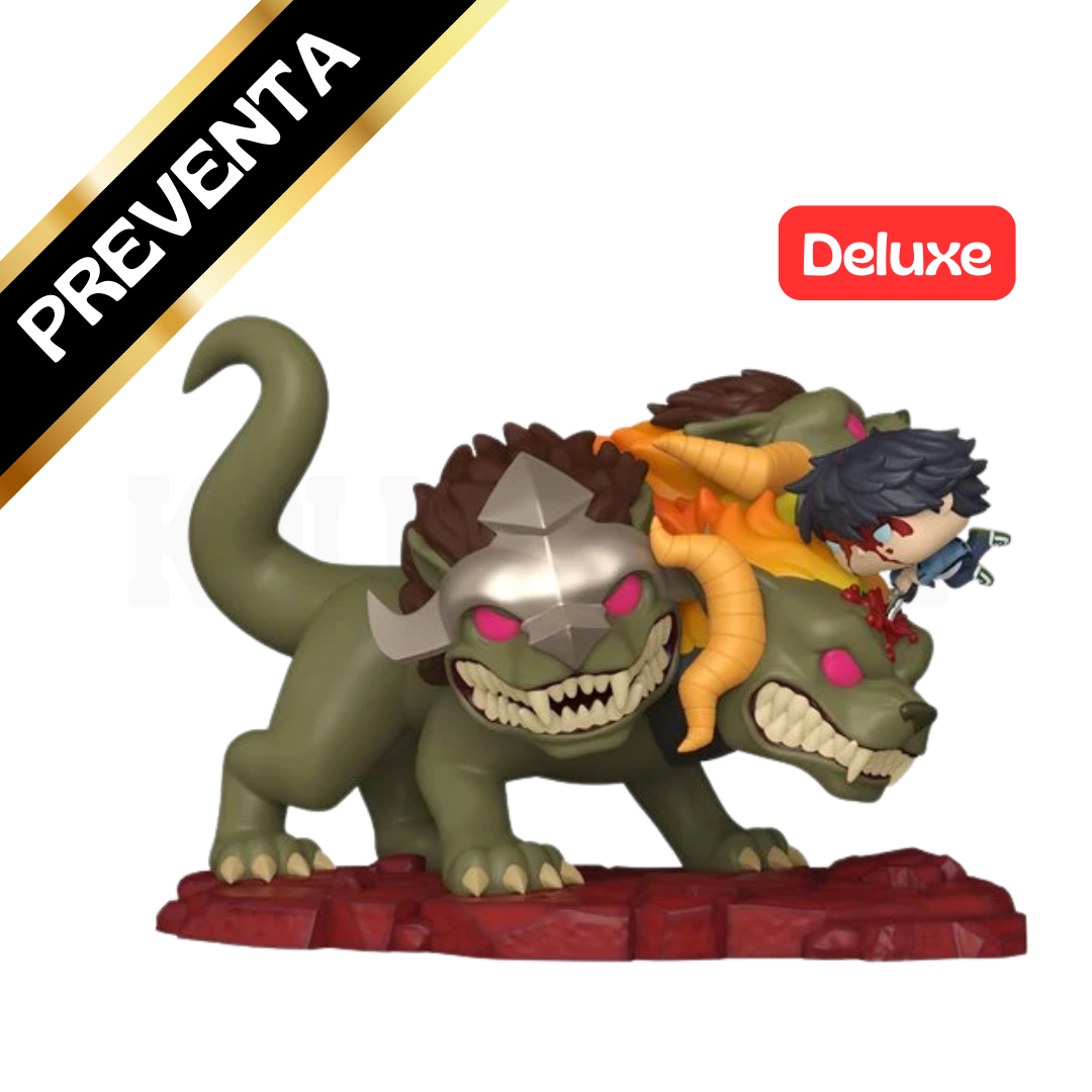 PREVENTA Funko Pop Deluxe Solo Leveling: Sung Jinwoo vs. Cerberus (2272)
