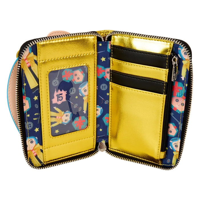 Loungefly Coraline 15th Anniversary: Doll Cosplay Zip-Around Wallet