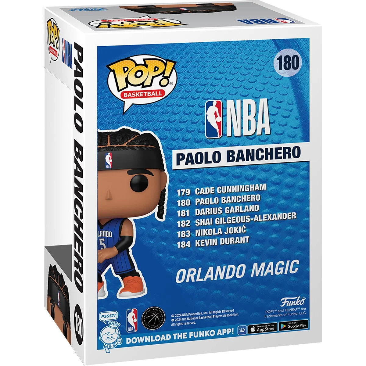 Funko Pop NBA Orlando Magic: Paolo Banchero (180)