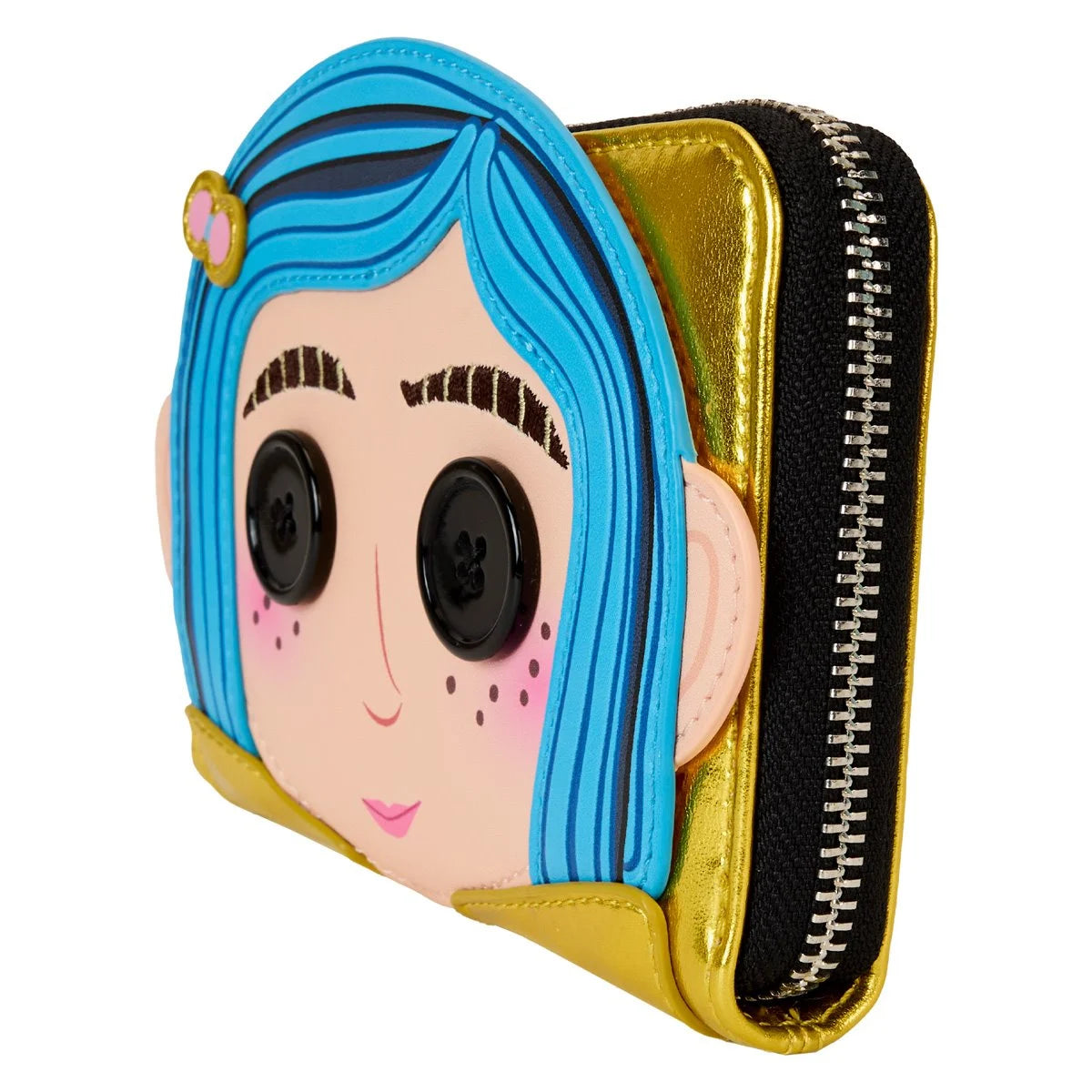 Loungefly Coraline 15th Anniversary: Doll Cosplay Zip-Around Wallet