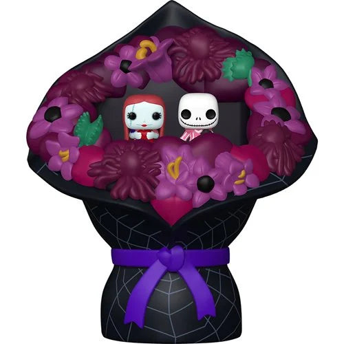 Funko Bitty Pop Bouquet Valentines The Nightmare Before Christmas: Sally and Jack Skellington