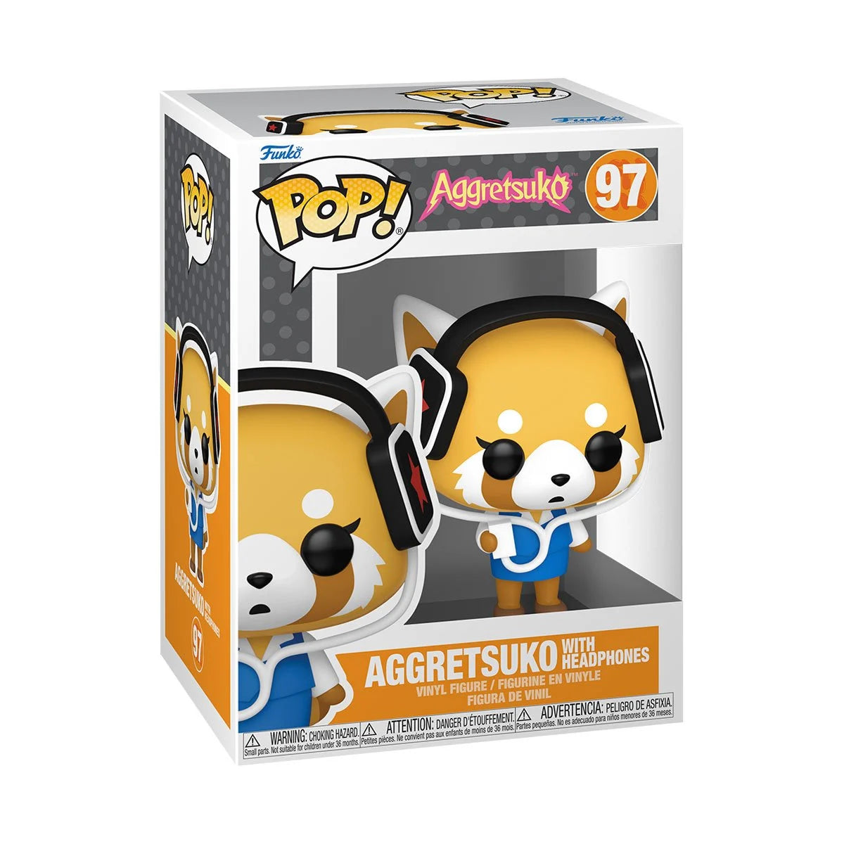 Funko Pop Sanrio Aggretsuko: Aggretsuko with Headphones (97)