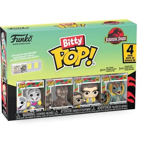 PREVENTA Funko Pop Bitty 4-Pack Jurassic Park: Bundle
