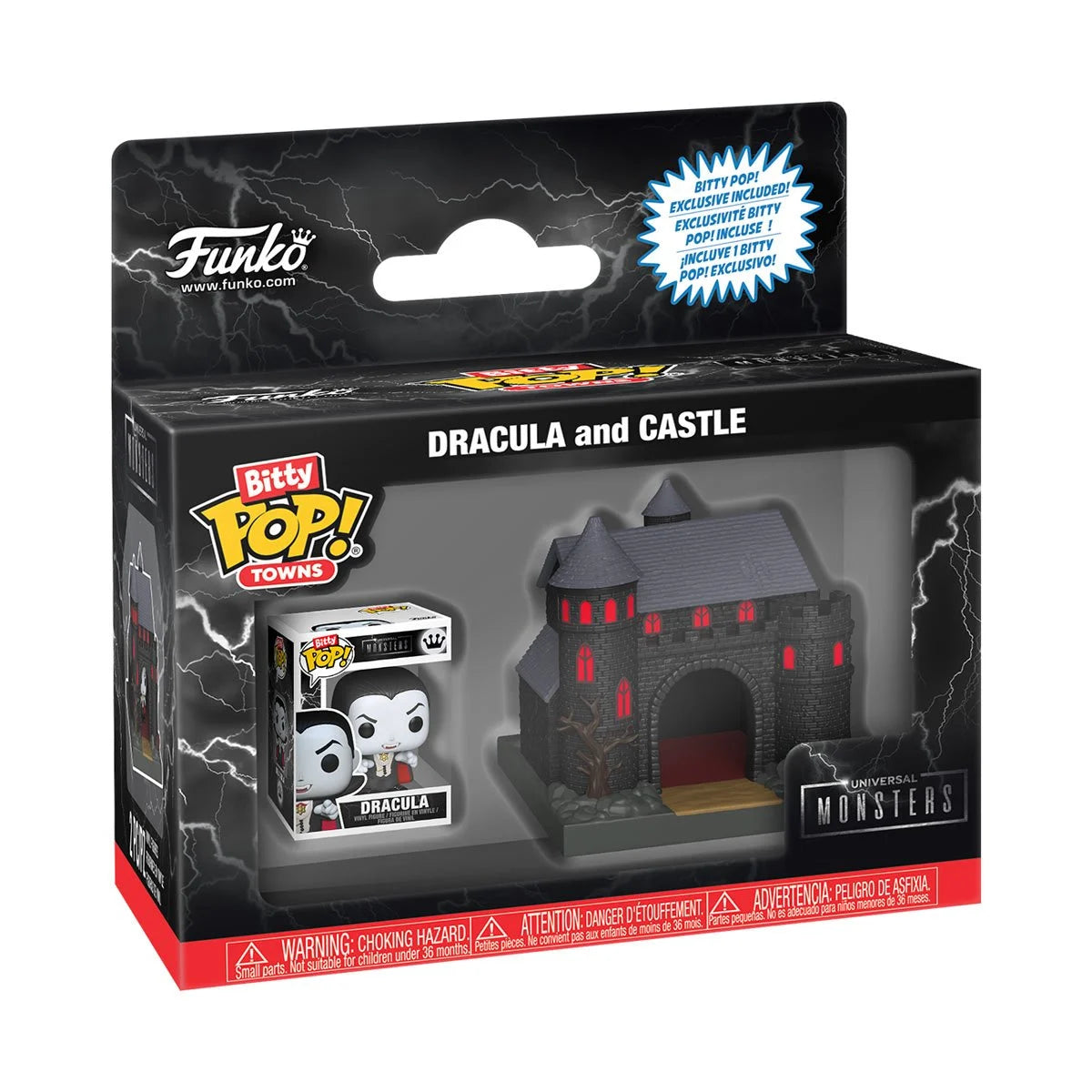 Funko Pop Bitty Town Universal Monsters: Dracula with Castle