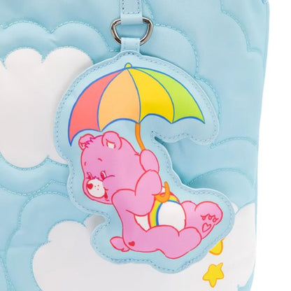 Whatever! Care Bears and Clouds Quilted Nylon Tote Bag