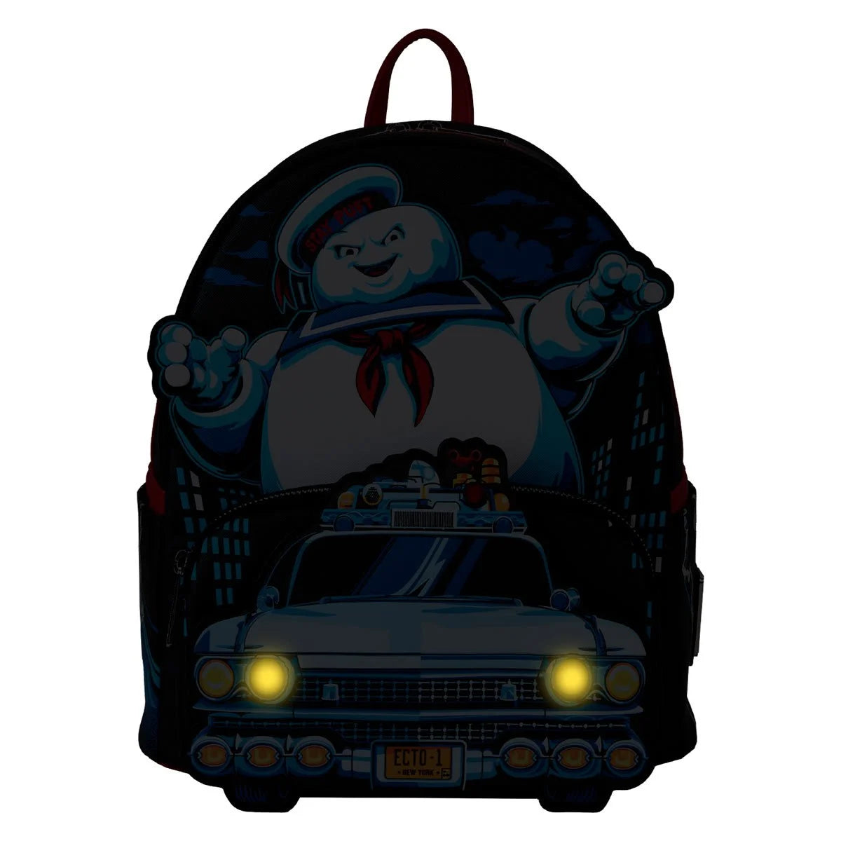 Loungefly Ghostbusters Stay Puft Marshmallow Man Chase Mini-Backpack