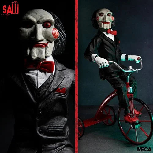 NECA SAW: Billy the Puppet with Tricycle 12-Inch Action Figure