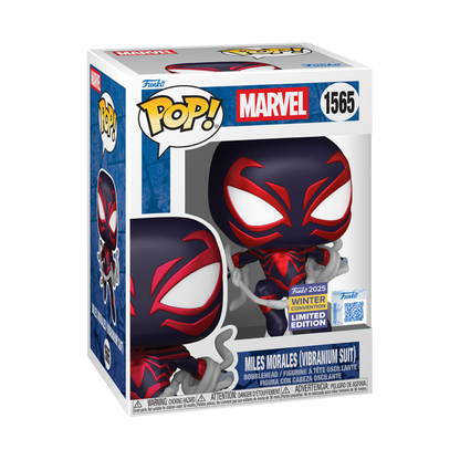 PREVENTA Funko Pop Marvel: Miles Morales Vibranium Suit - CCXP25 Winter Convention Exclusive (1565)