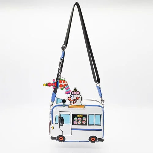 Whatever! Killer Klowns From Outer Space Jojo's Ice Cream Truck Crossbody Bag with Ray Gun Charm