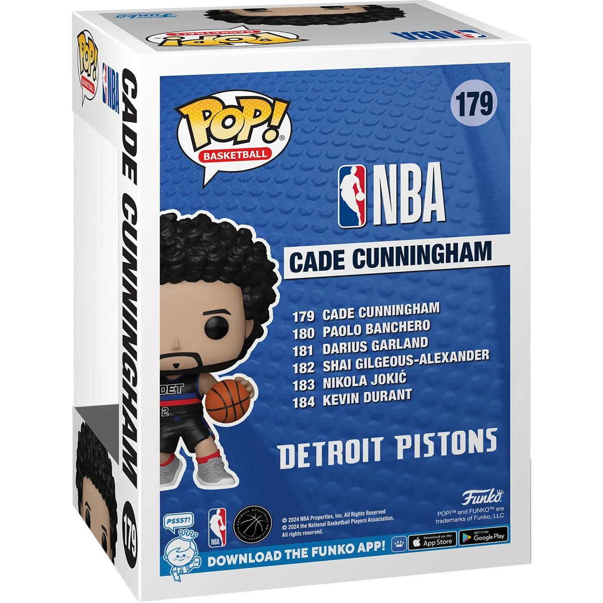 Funko Pop NBA Pistons: Cade Cunningham (179)