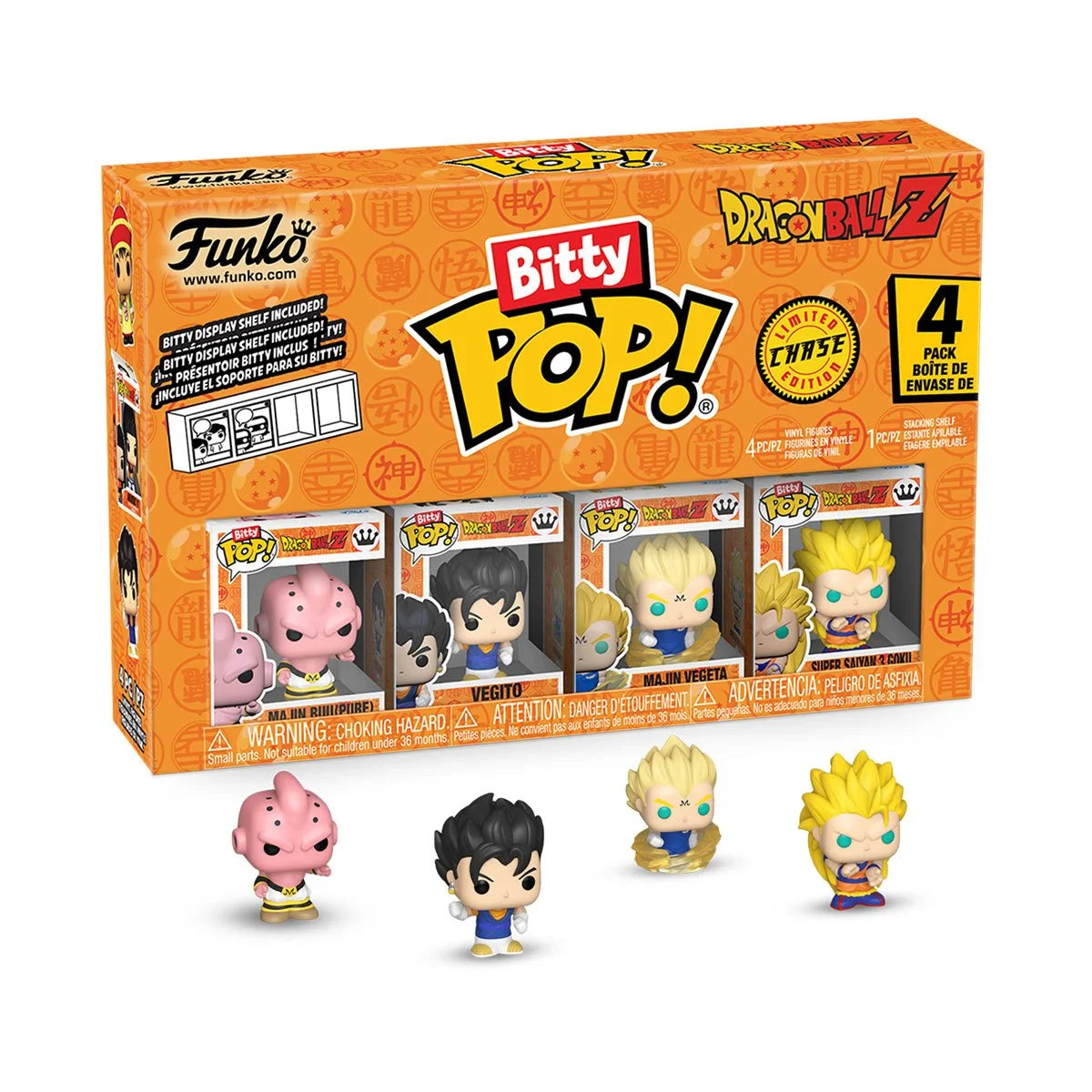 Funko Bitty Pop Dragon Ball Z: Kid Buu 4-Pack - Specialty Series