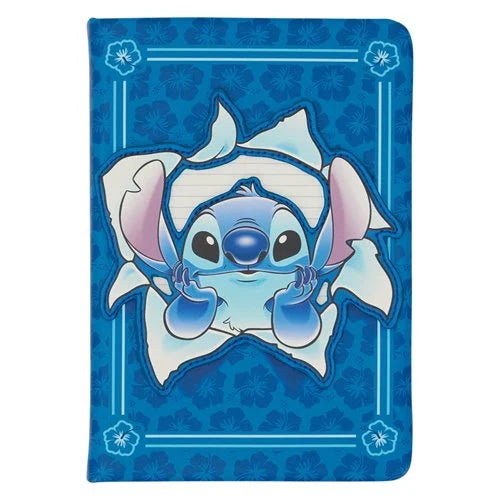 Loungefly Lilo and Stitch Holiday Refillable Stationery Journal