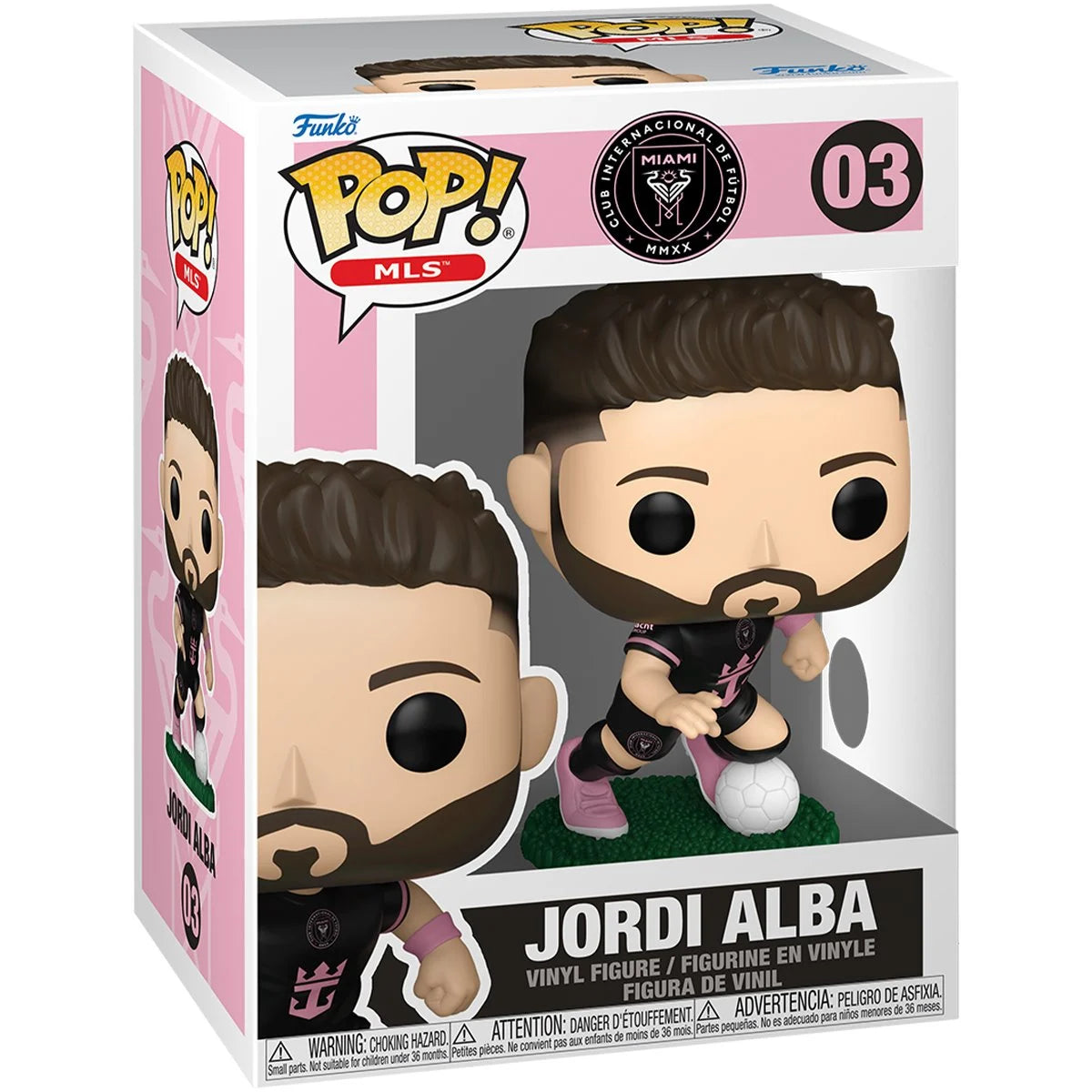 Funko Pop MLS Inter Miami: Jordi Alba Away (03)