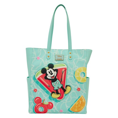 Loungefly Mickey & Minnie Beach Fun Tote Bag