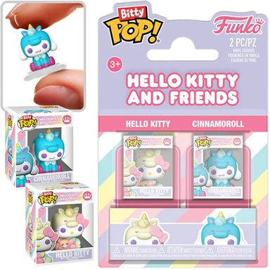 Funko Bitty Pop: Sanrio - Hello Kitty y Hello Kitty y Cinnamoroll 2 Pack