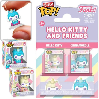 Funko Bitty Pop: Sanrio - Hello Kitty y Hello Kitty y Cinnamoroll 2 Pack