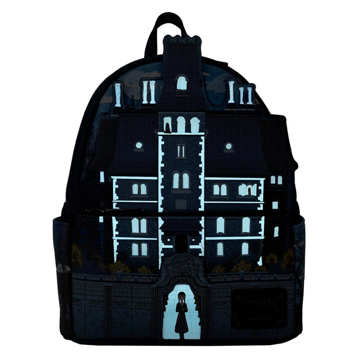 Loungefly Wednesday Nevermore Academy Mini Backpack