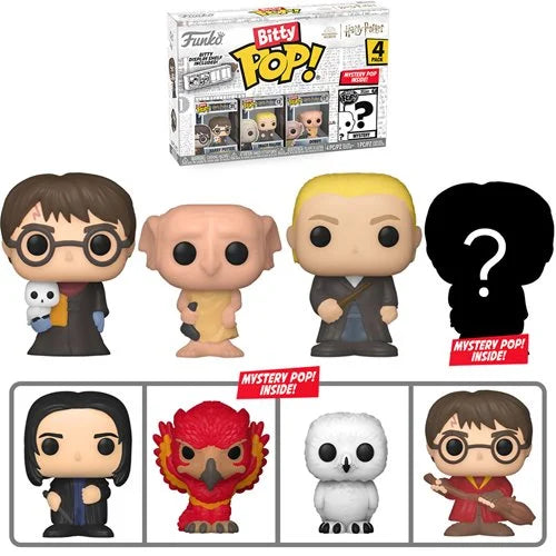 Funko Bitty Pop 4-Pack Harry Potter: Harry Potter With Scarf