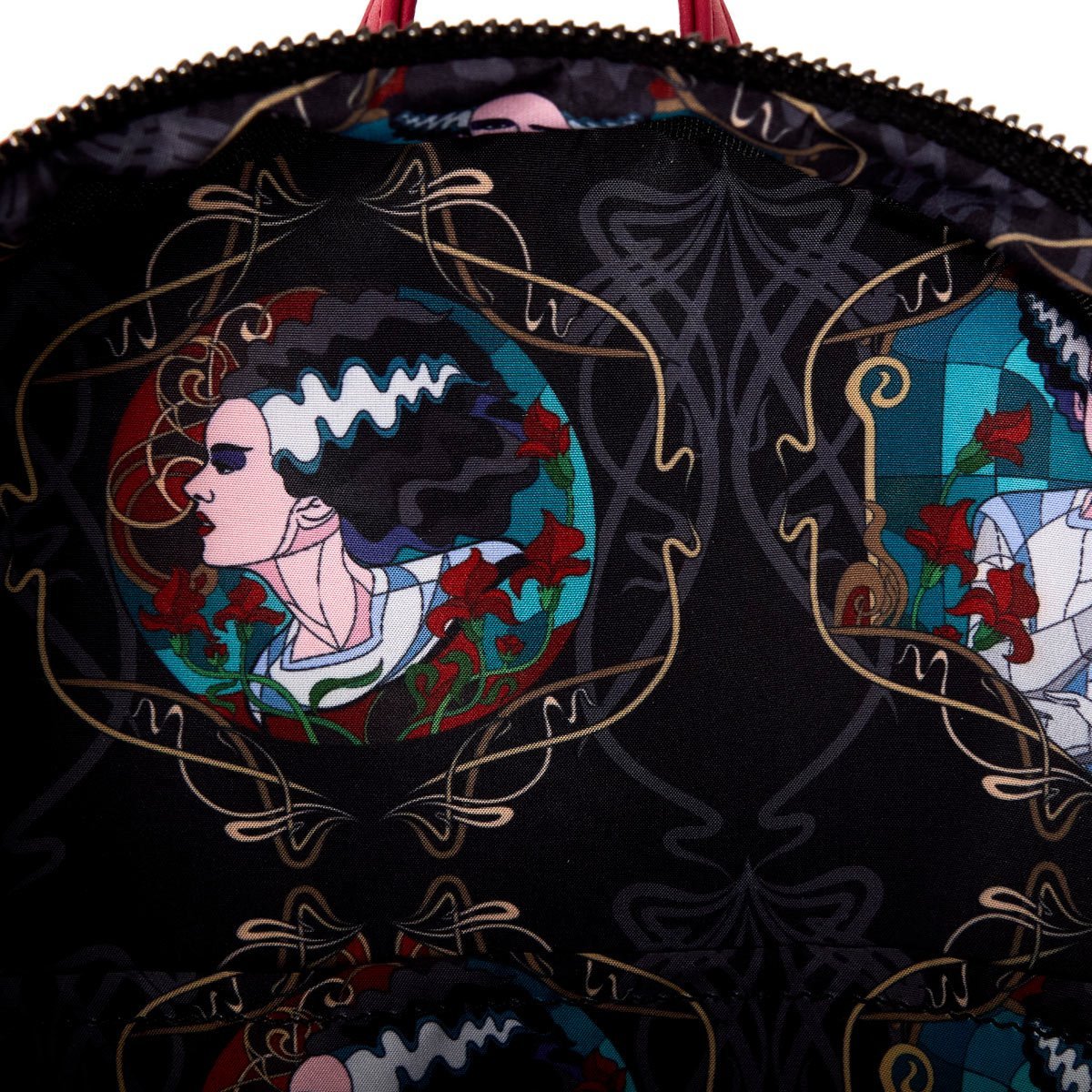 Loungefly Universal Monsters Bride of Frankenstein Stained Glass Mini-Backpack