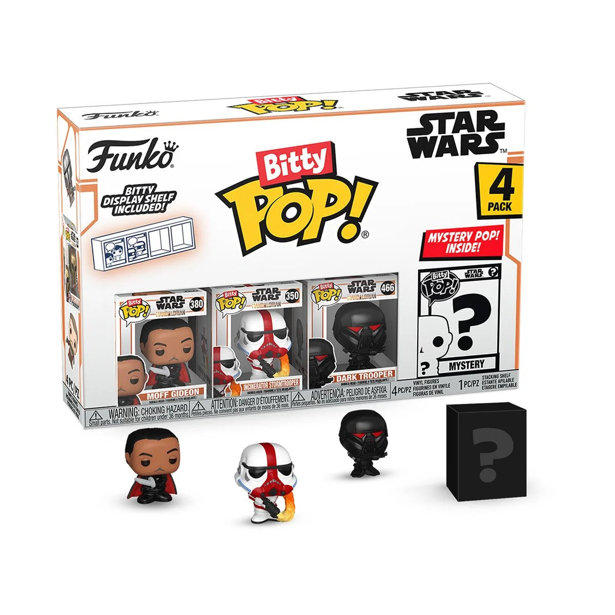 Funko Bitty Pop Star Wars: The Mandalorian Moff Gideon 4-Pack