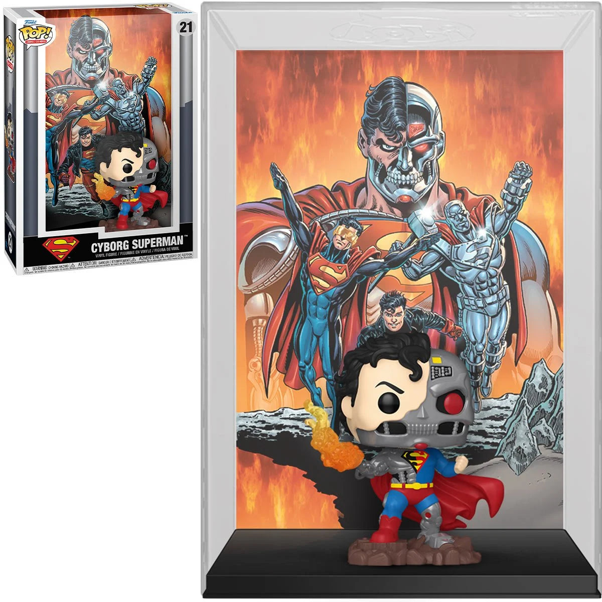 Funko Pop Comic Cover DC Comics: Cyborg Superman (21)