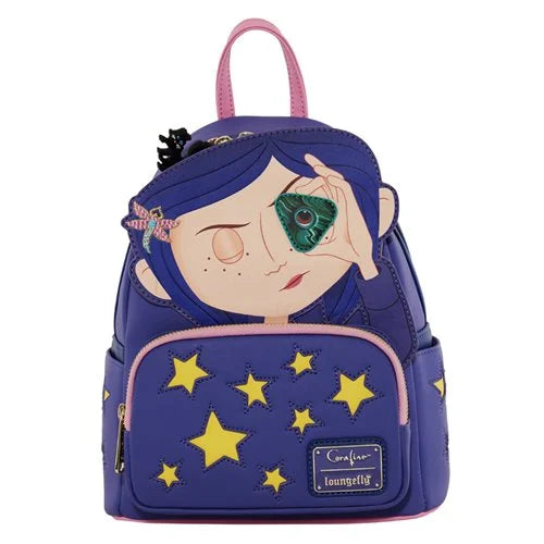 Loungefly Coraline: Stars Cosplay Glow in the Dark Mini-Backpack