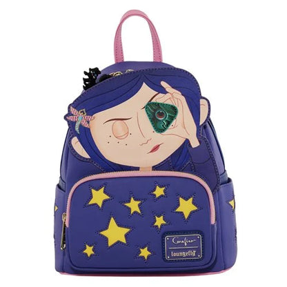 Loungefly Coraline: Stars Cosplay Glow in the Dark Mini-Backpack