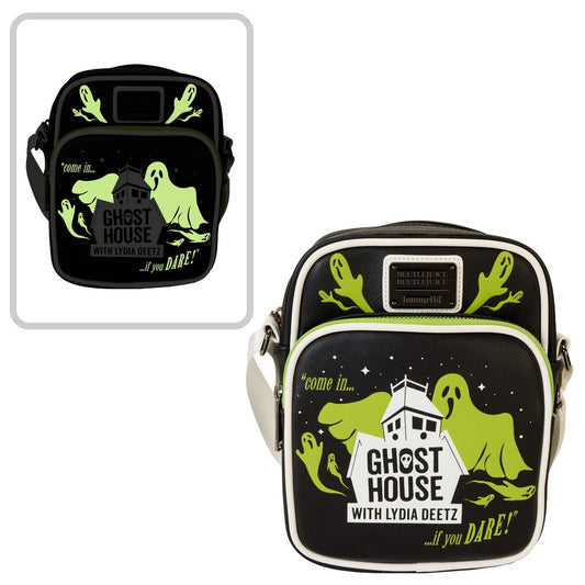 Loungefly Beetlejuice Beetlejuice: Ghost House Crossbody Bag