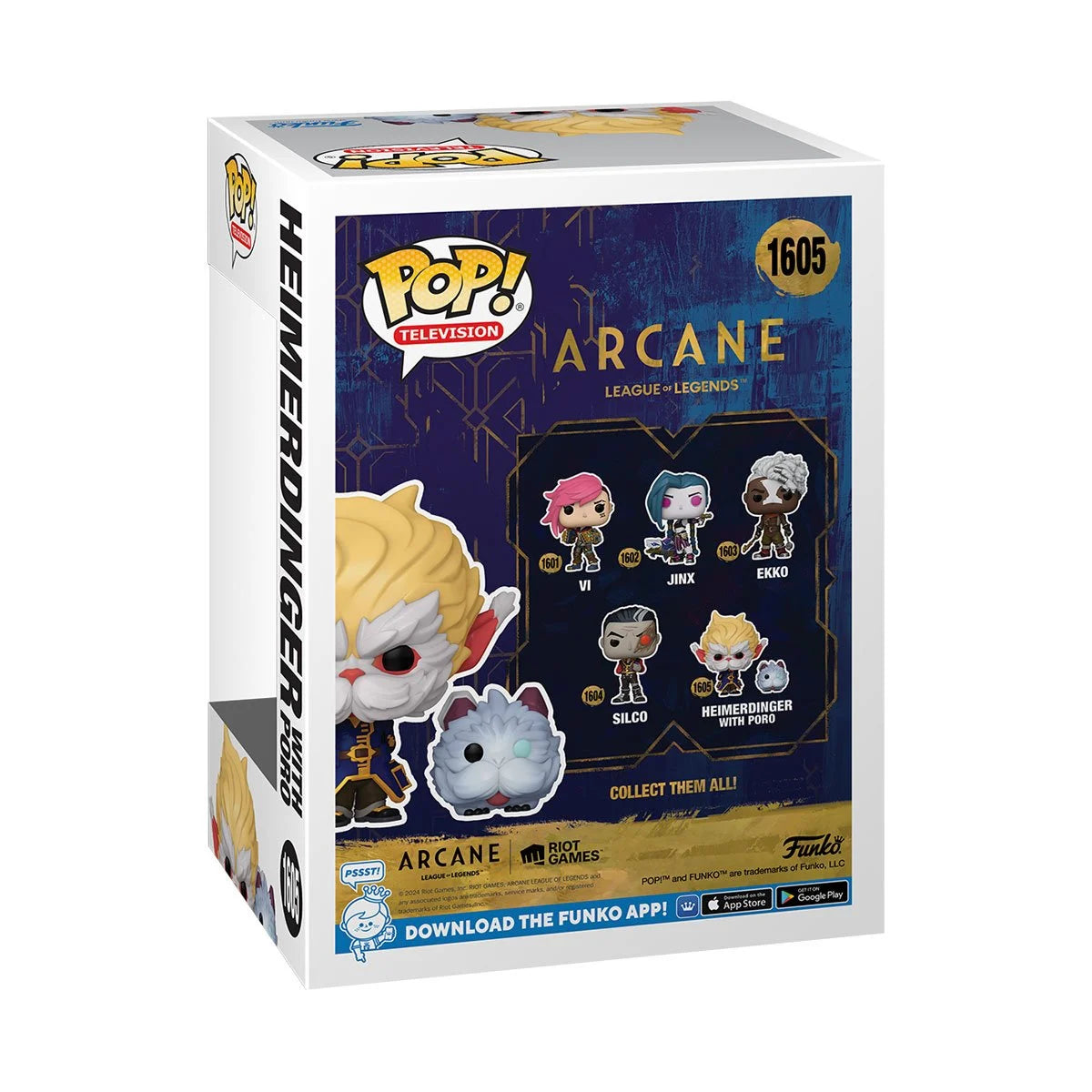 Funko Pop Arcane League of Legends: Heimerdinger with Poro (1605)