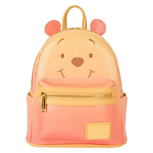 Loungefly Winnie The Pooh Sequin Glitter Mini-Backpack