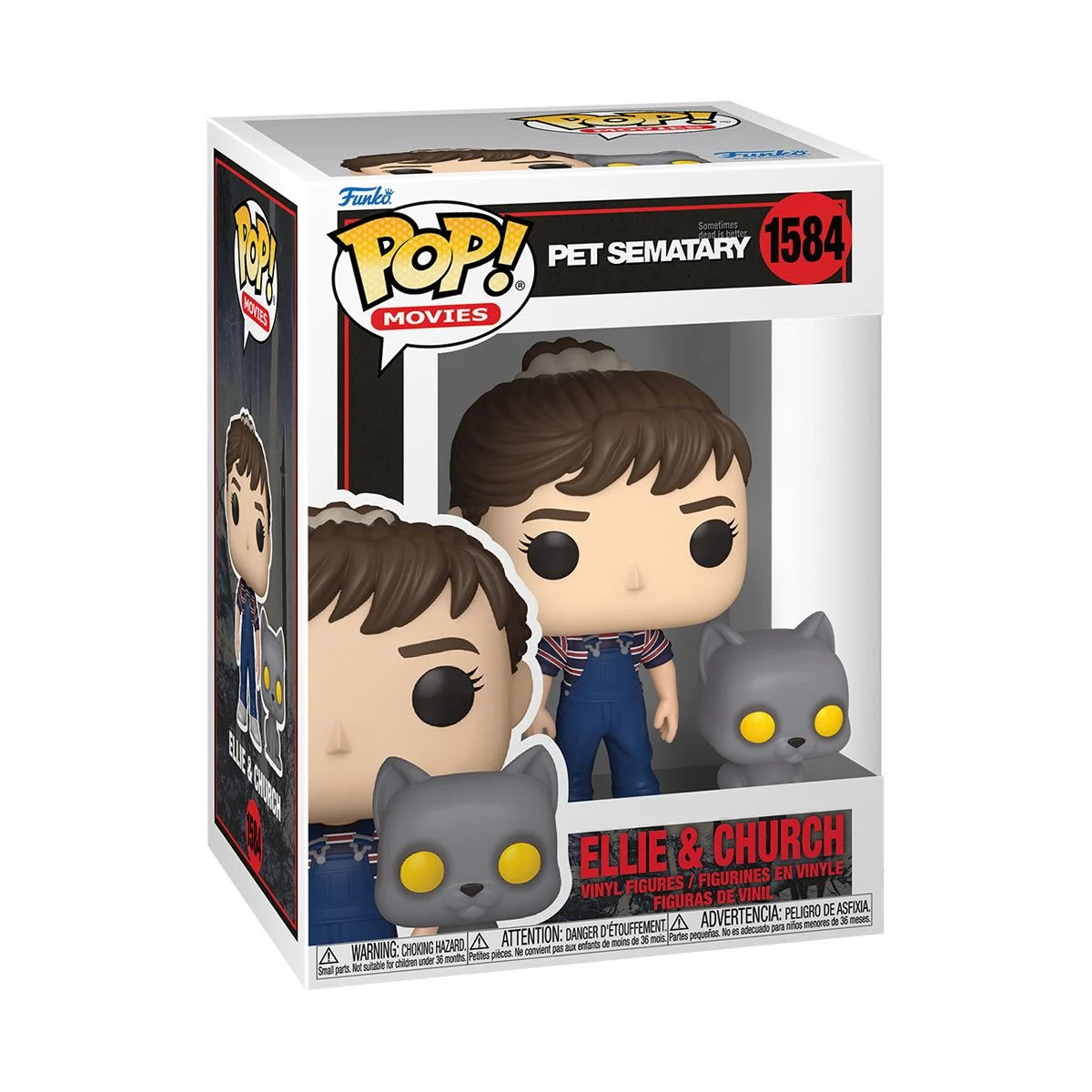 Funko Pop Pet Sematary: Ellie and Church (1584)