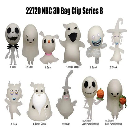 Monogram Foam Bag Clip: The Nightmare Before Christmas Series 8 Glow-in-the-Dark