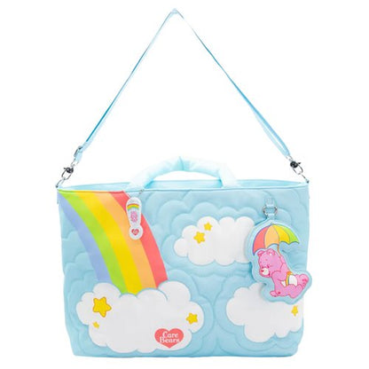 Whatever! Care Bears and Clouds Quilted Nylon Tote Bag