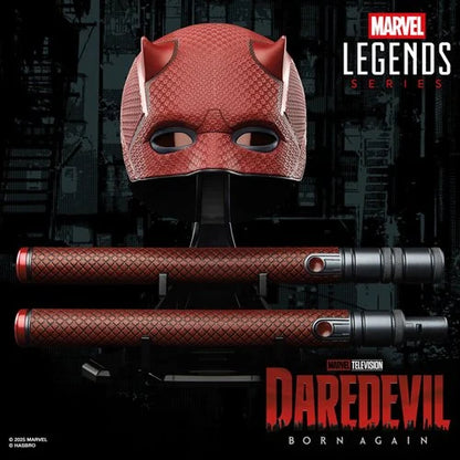Marvel Legends Daredevil: Born Again Mask and Billy Club Prop Replicas