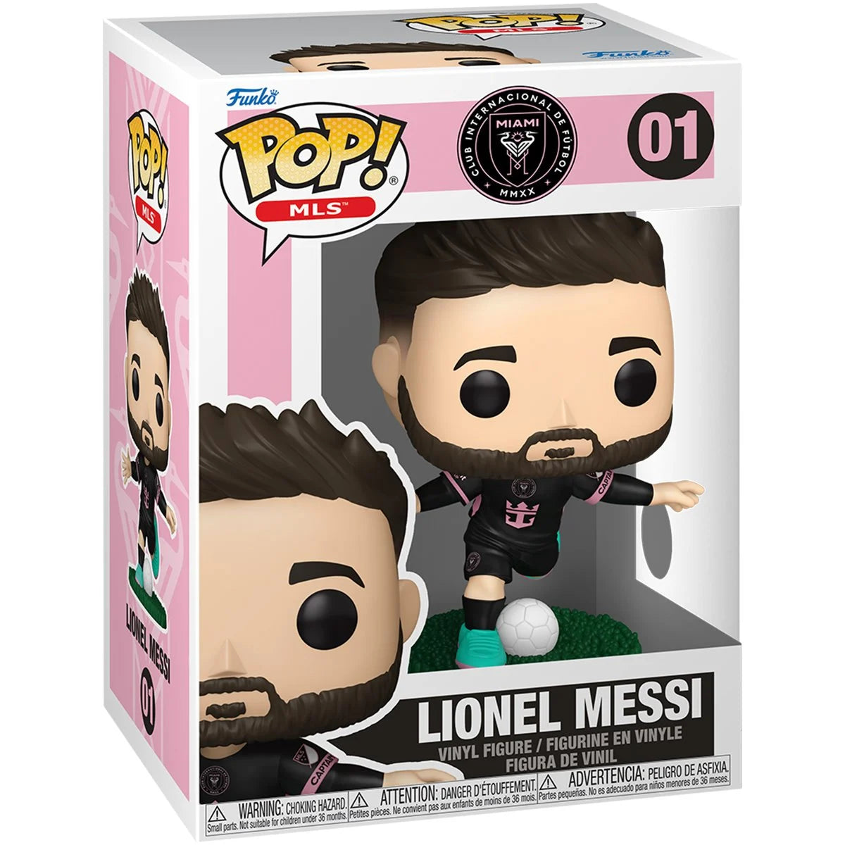 Funko Pop MLS Inter Miami: Lionel Messi Away (01)