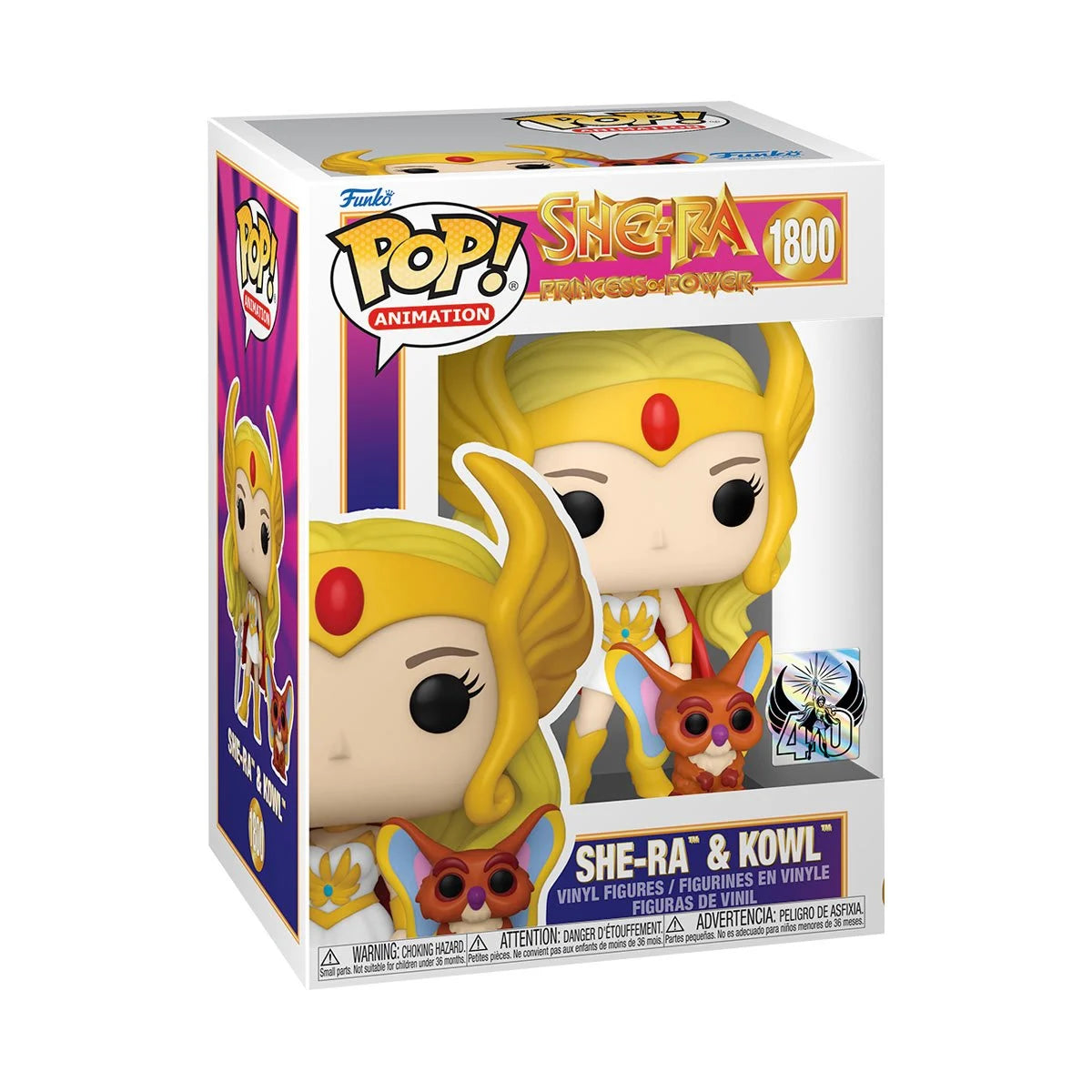 Funko Pop She-Ra Princess of Power 40th Anniversary: She-Ra & Kowl (1800)