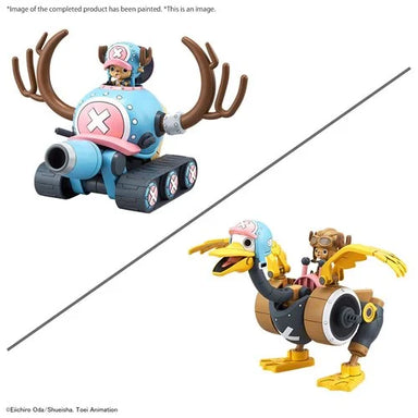 Bandai Hobby Gunpla One Piece: Chopper Tank Robot 1 and Chopper Wing Robot 2 Model Kit