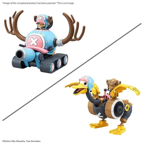 Bandai Hobby Gunpla One Piece: Chopper Tank Robot 1 and Chopper Wing Robot 2 Model Kit