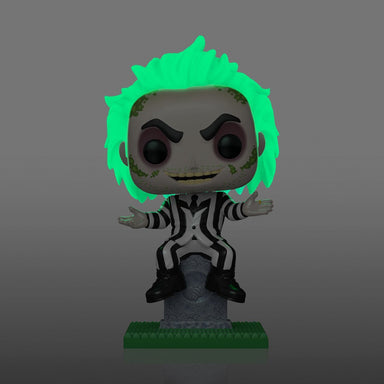 Funko Pop Plus Beetlejuice: Beetlejuice on Tombstone Glow-in-the-Dark - Entertainment Earth Exclusive (1757)