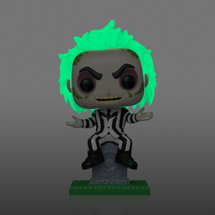 PREVENTA Funko Pop Plus Beetlejuice: Beetlejuice on Tombstone Glow-in-the-Dark - Entertainment Earth Exclusive (1757)