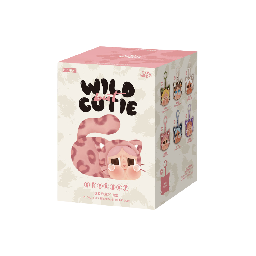 POP MART: Crybaby Wild But Cute Series Vinyl Face Plush Blind Box