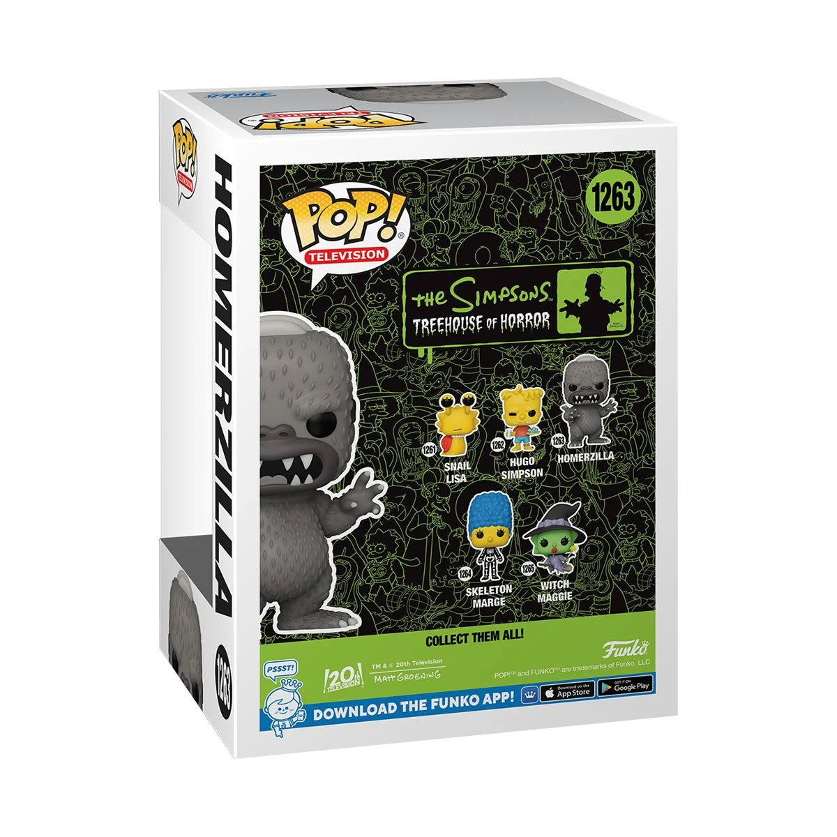 Funko Pop The Simpsons: Treehouse of Horror Homerzilla (1263)