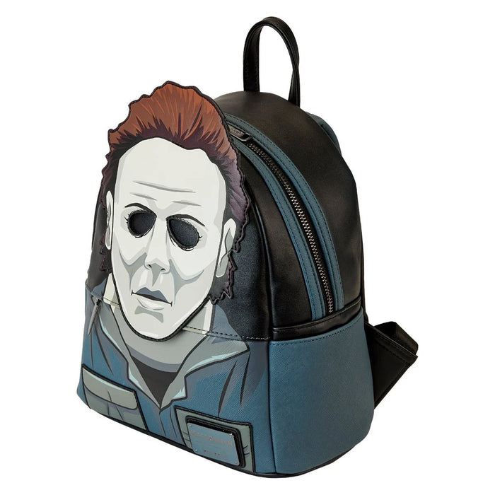 PREVENTA Loungefly Halloween Michael Myers Cosplay Glow-in-the-Dark Mini-Backpack